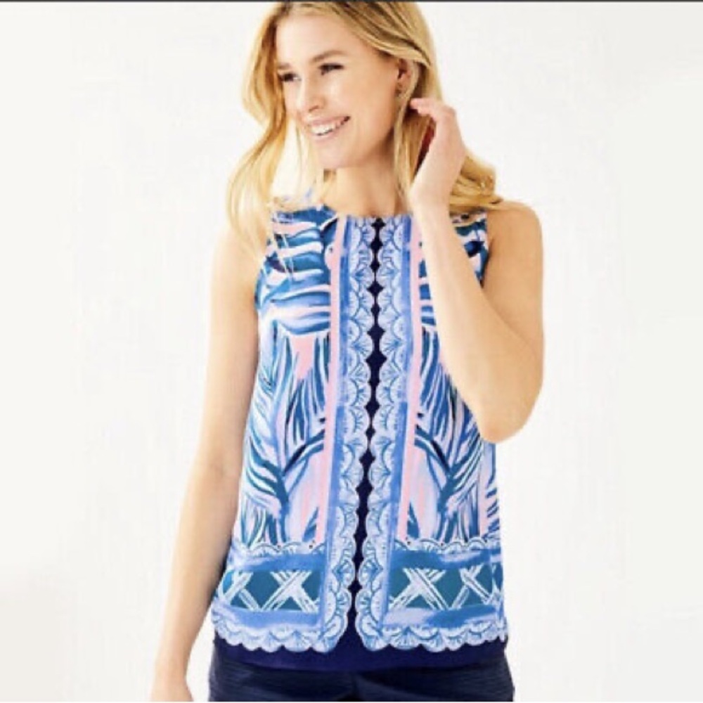 Lilly Pulitzer Iona Silky top